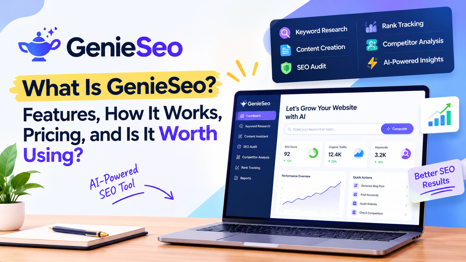 What Is GenieSeo? Features, How It Works, Pricing, and Is It Worth Using?